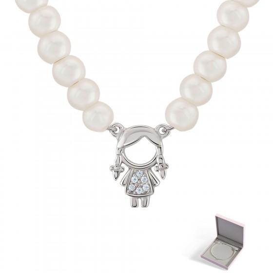 Colar Unike Pearls Mum Menina